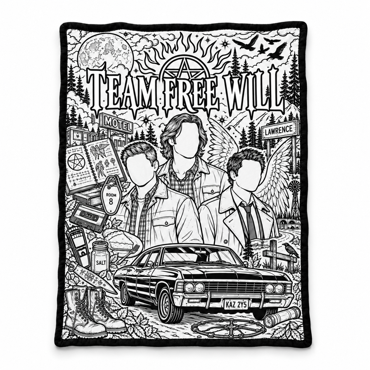 Hunter's Coloring Blanket Limited Edition