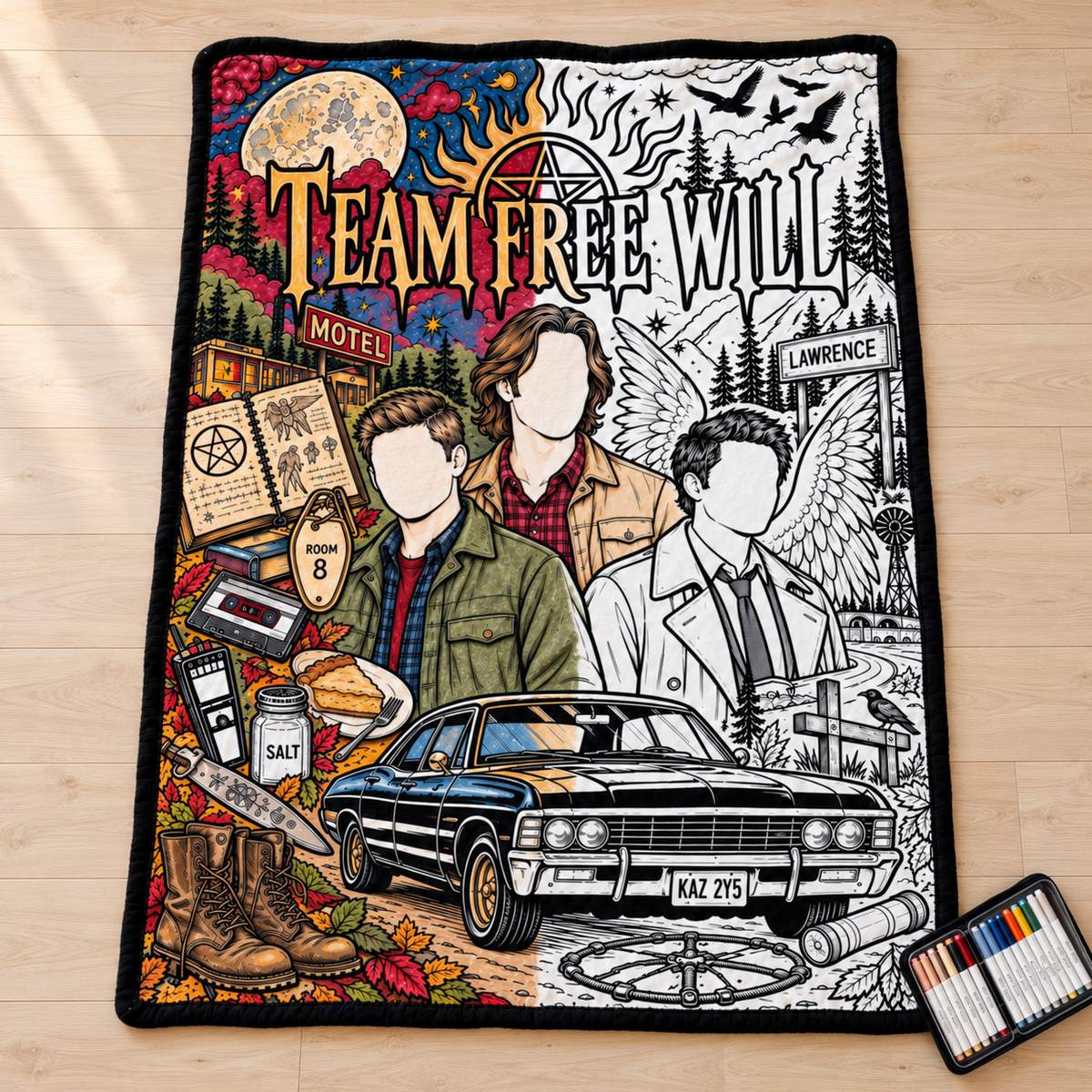 Hunter's Coloring Blanket Limited Edition
